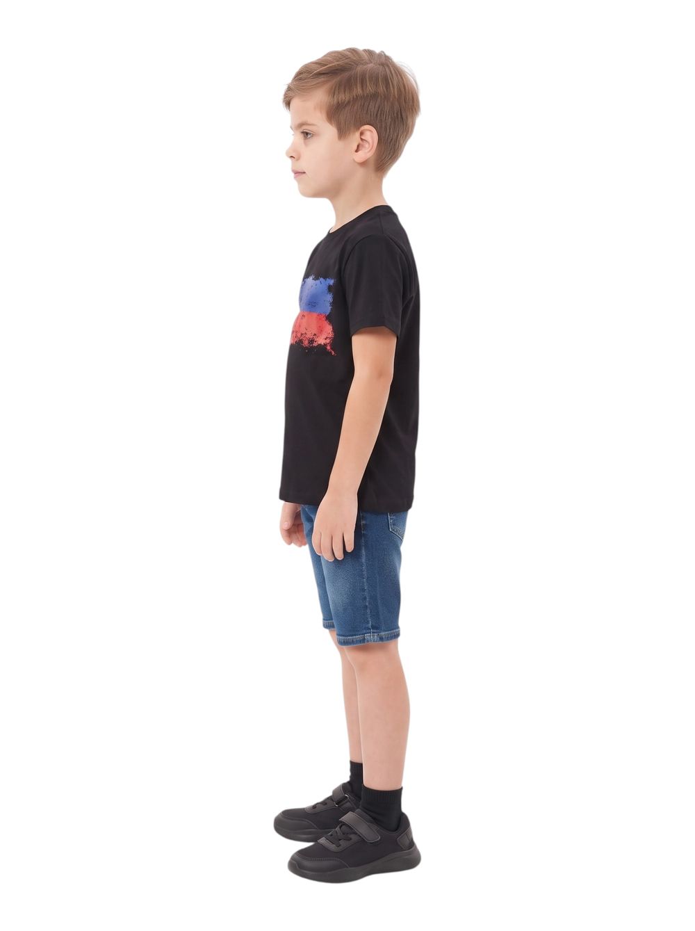 Bidani - Boys Philippine Flag Graphic T-shirt - Black
