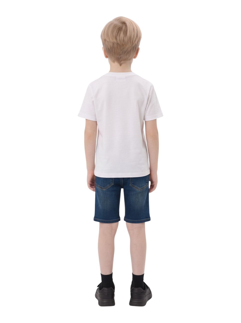 Bidani - Boys' UAE Distressed Flag Graphic T-shirt - White