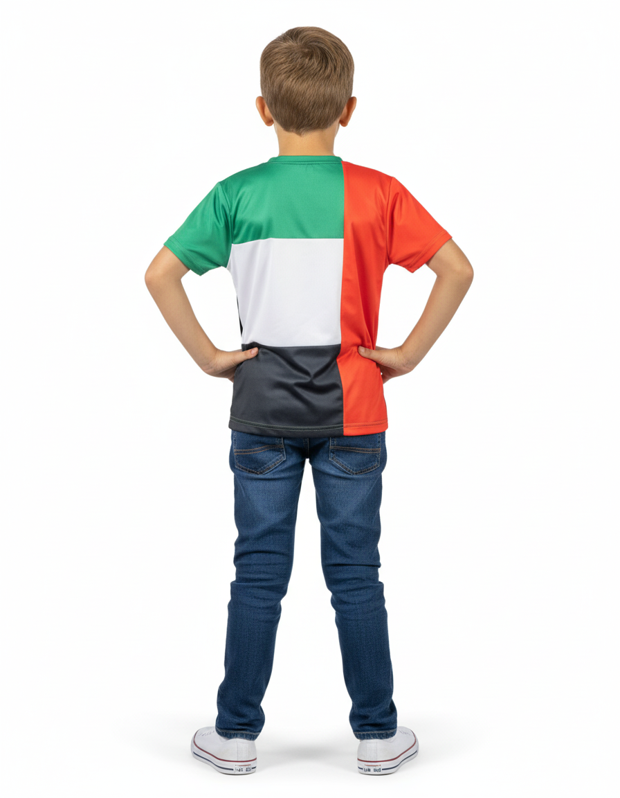 Bidani - Boys UAE National Flag Day T-shirt - Multicolor