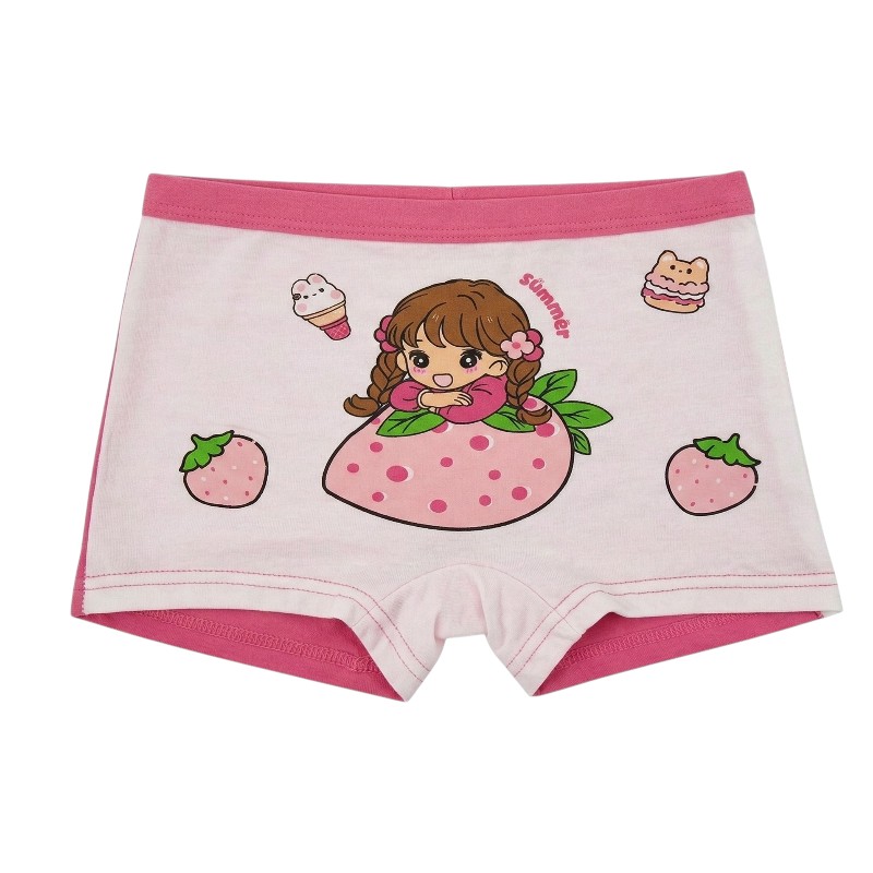 Bidani - 4pc-Set - Girl's Nice Printed Soft Comfort Panties - Multicolor