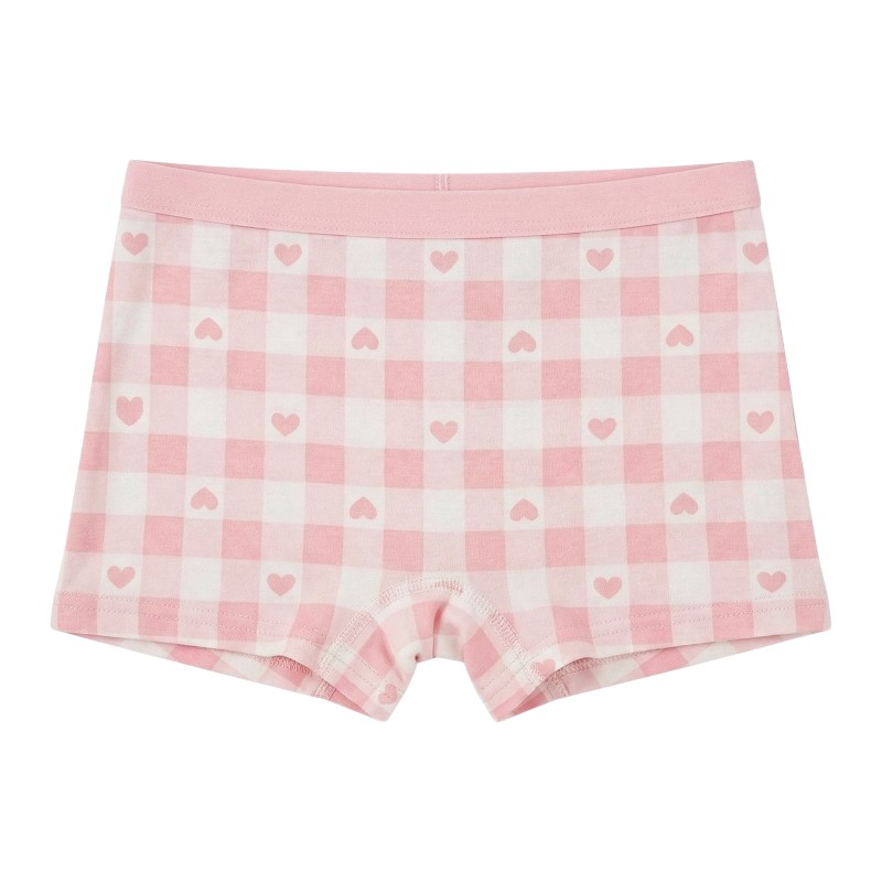 Bidani - 4pc-Set - Girl's Printed Soft Comfort Panties - Beige/Pink