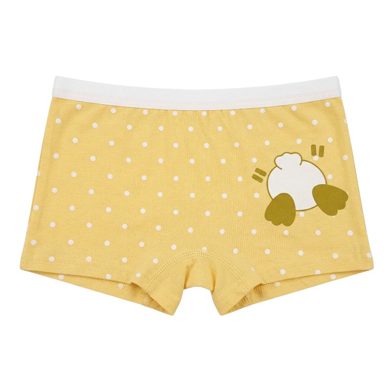 Bidani - 4pc-Set - Girl's Hello Duck Printed Soft Comfort Panties - Multicolor