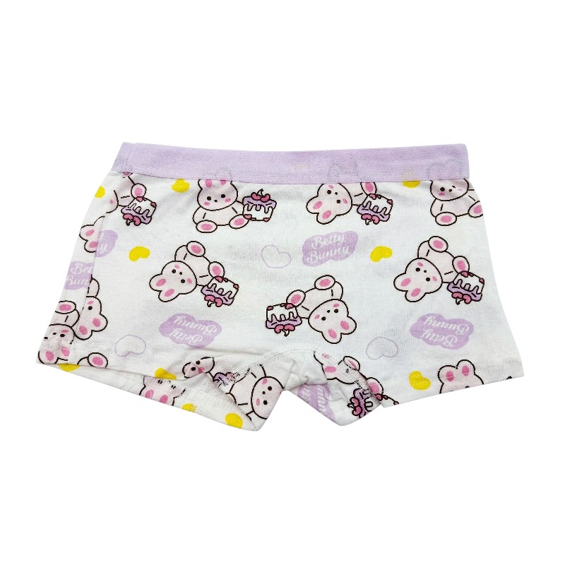 Bidani - 4pc-Set - Girl's Bunny Printed Soft Comfort Panties - Multicolor