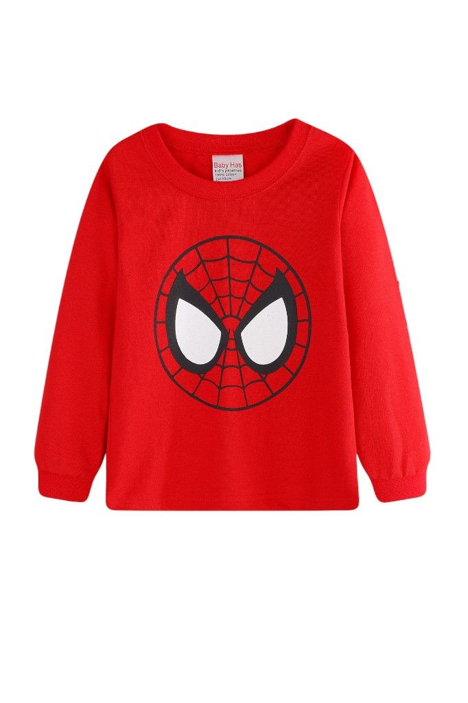 Daniel Boy's Amazing Spidey Printed Pyjama Top and Pants - Multicolor - 2 Pcs