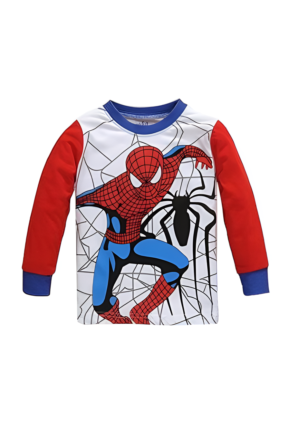 Daniel Boy's Ultimate Spidey Printed Pyjama Top and Pants - Multicolor - 2 Pcs