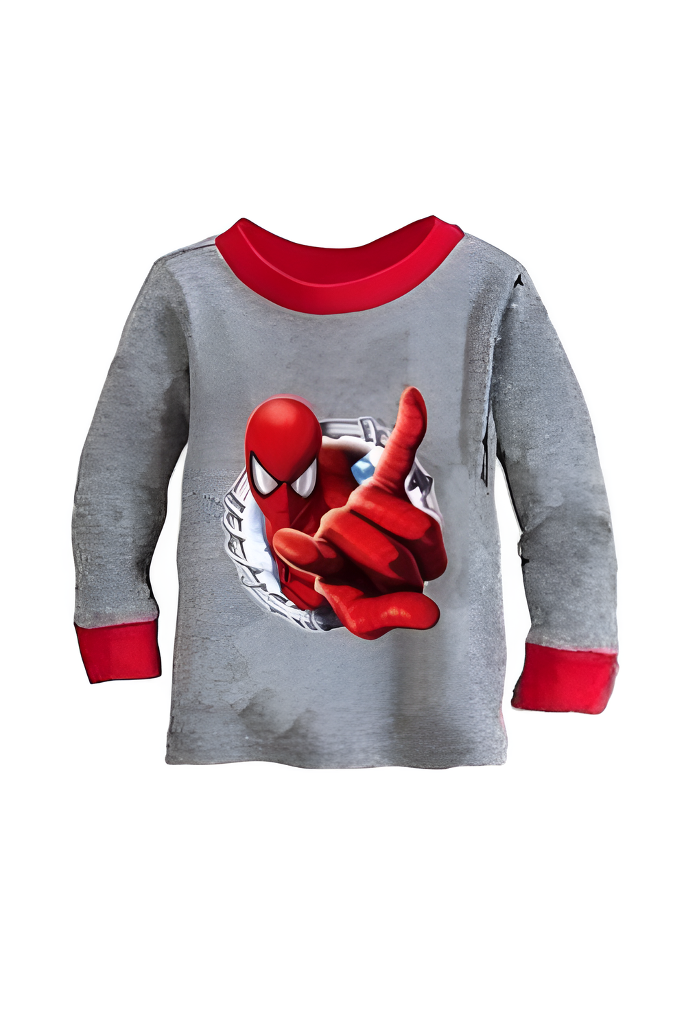 Daniel Boy's Heroic Spider-Man Printed Pyjama Top and Pants - Multicolor - 2 Pcs