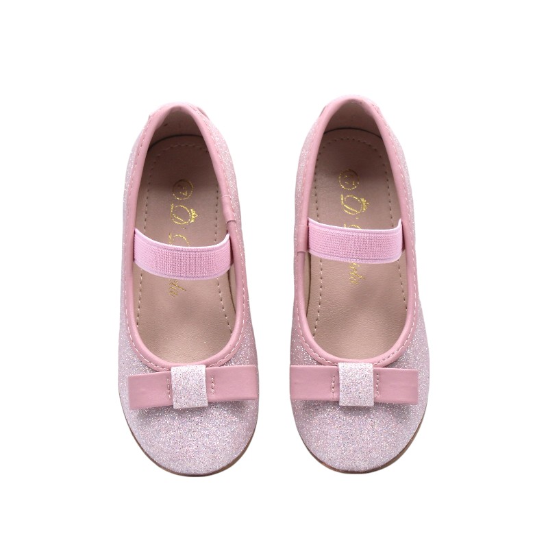 D' Daniela Gleam & Glow Bow Flats Shoes