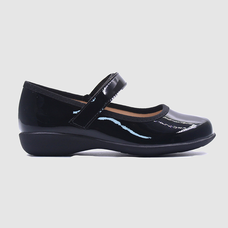 D' Daniela Classic Patent Mary Jane - Black