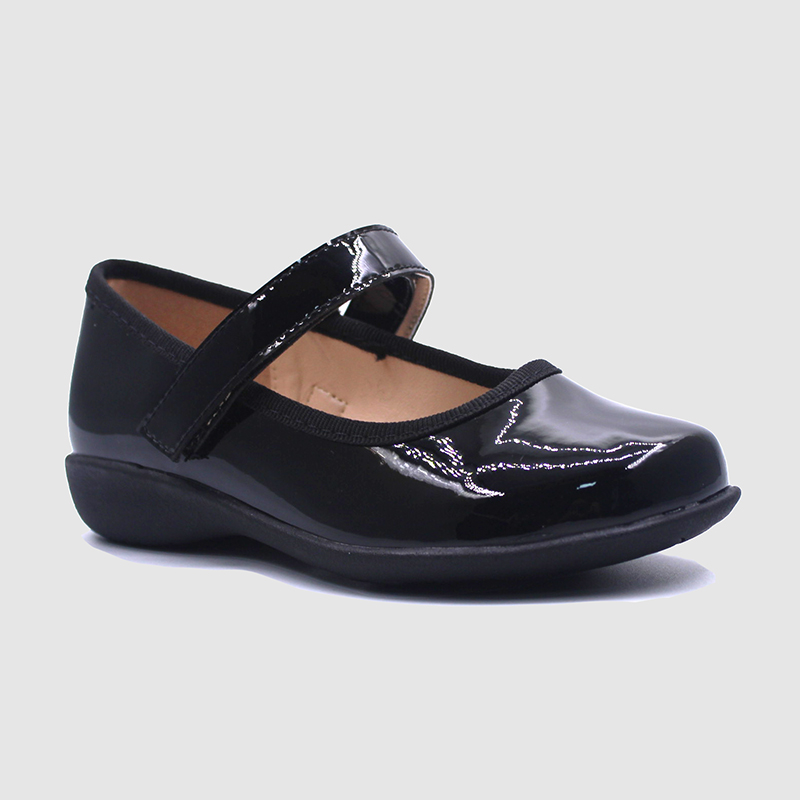 D' Daniela Classic Patent Mary Jane - Black