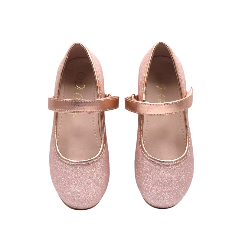 D' Daniela Sparkle Ballet Flats - Rose