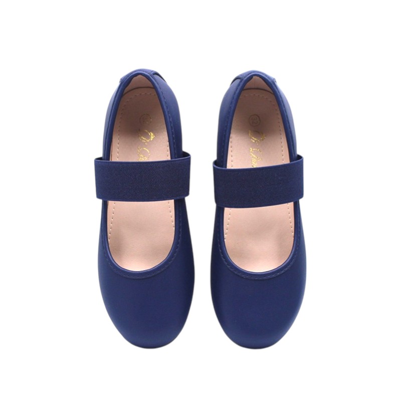 D' Daniela Little Princess Ballet Flats - Navy Blue