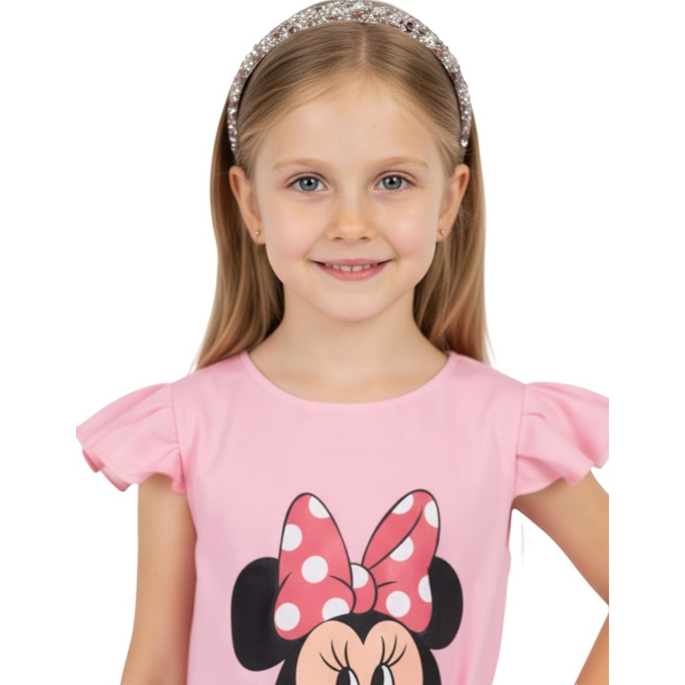D' Daniela Mickey Mouse Casual Dress - Pink