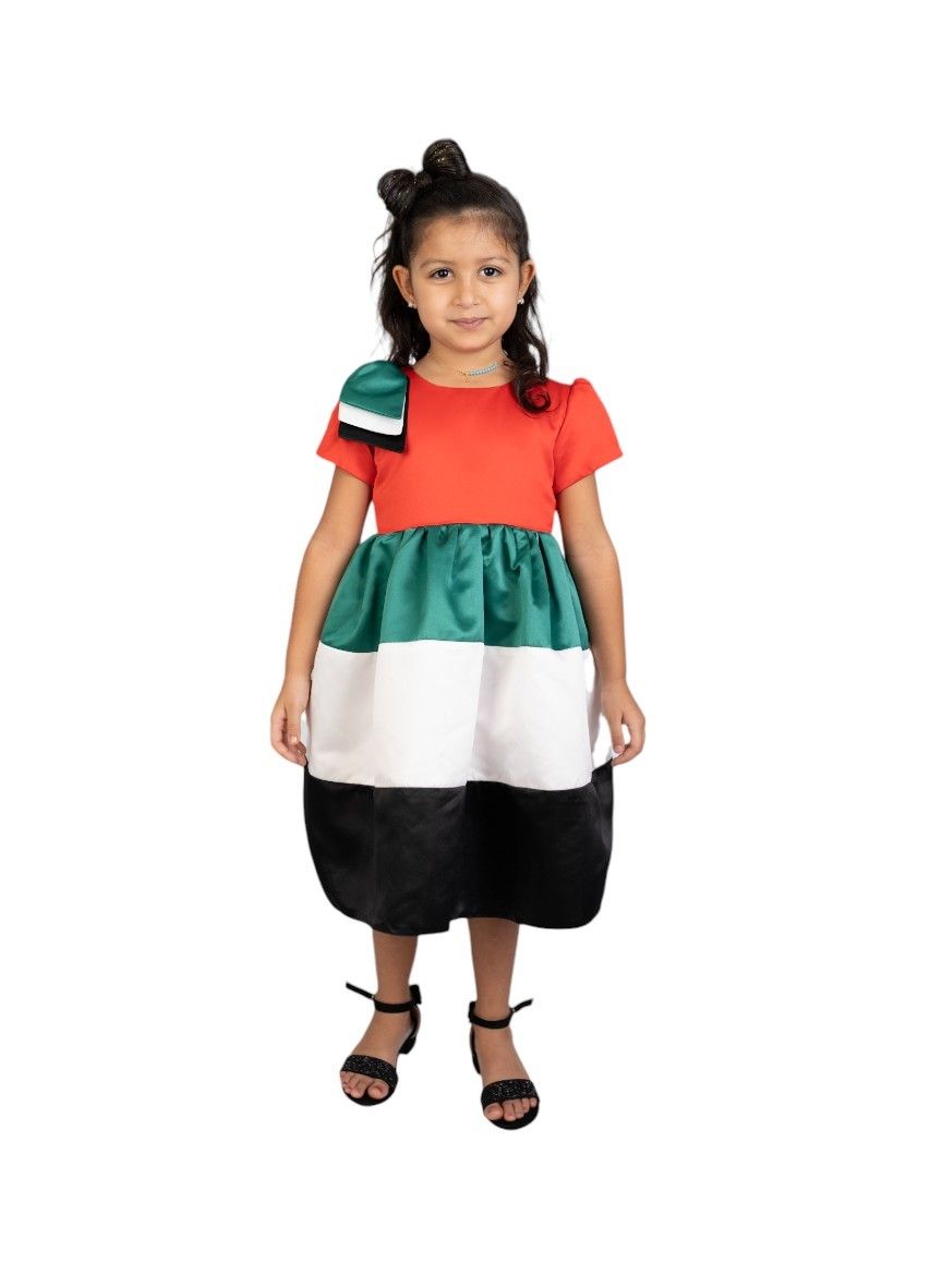 D' Daniela Uae Flag National Day Reem Collection Dress