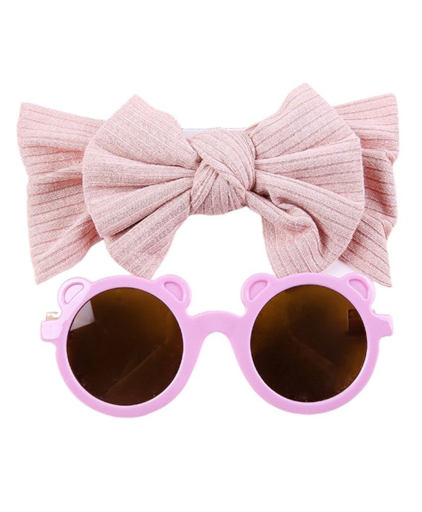 D' Daniela Leila Glasses & Headband Set - Pink