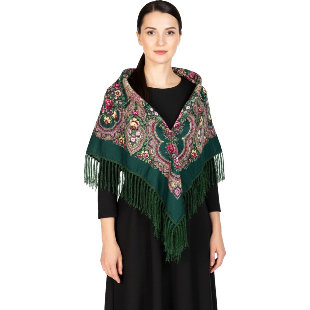 D' Daniela - Stefaniya Women's Eastern European Cotton Tassel Shawl
