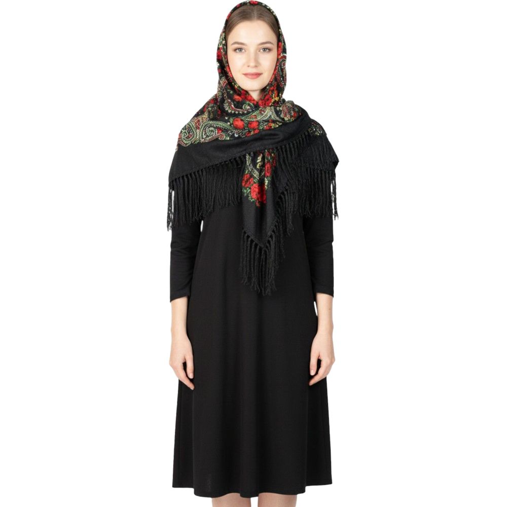 D' Daniela - Nelli Women's Eastern European Cotton Tassel Shawl