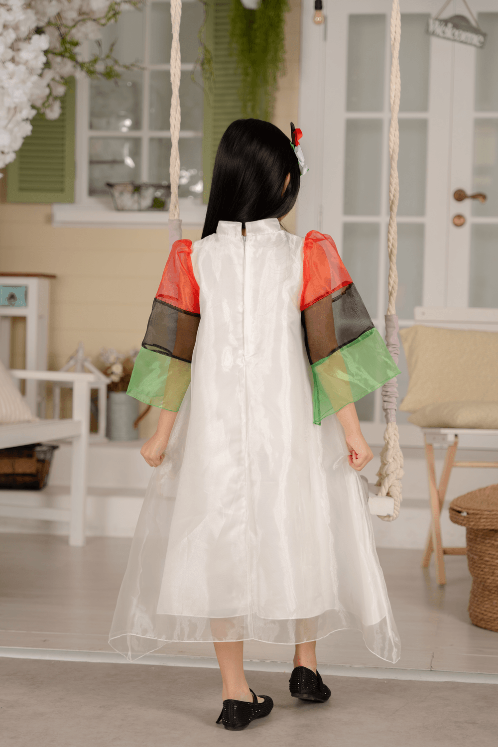 D' Daniela Uae Flag National Day Aaliyah Collection Dress