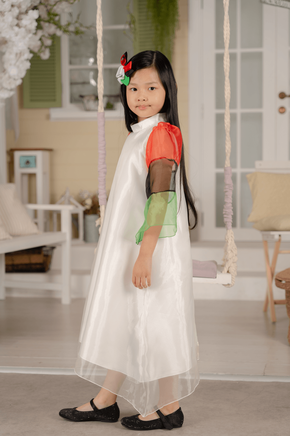 D' Daniela Uae Flag National Day Aaliyah Collection Dress