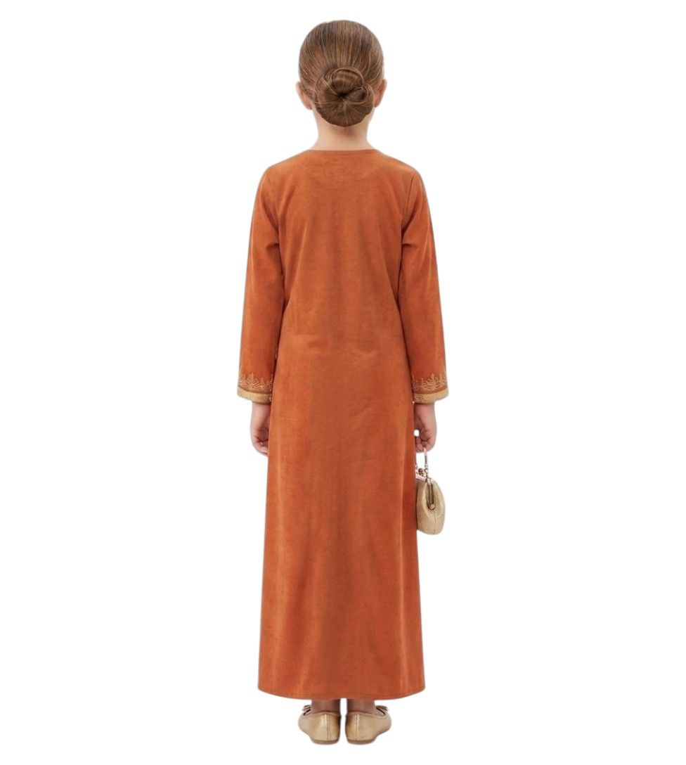 Bidani Girl's Traditional Embroidered Jalabiya
