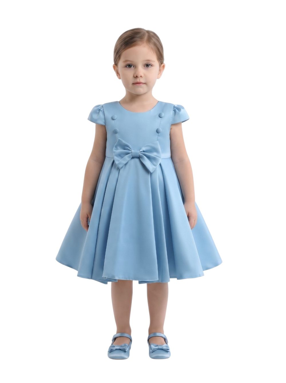 Bidani - Girl's Amina Collection Bow Detail Party Dress