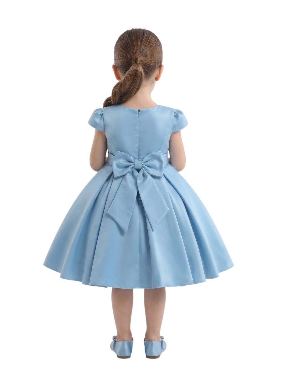 Bidani - Girl's Amina Collection Bow Detail Party Dress