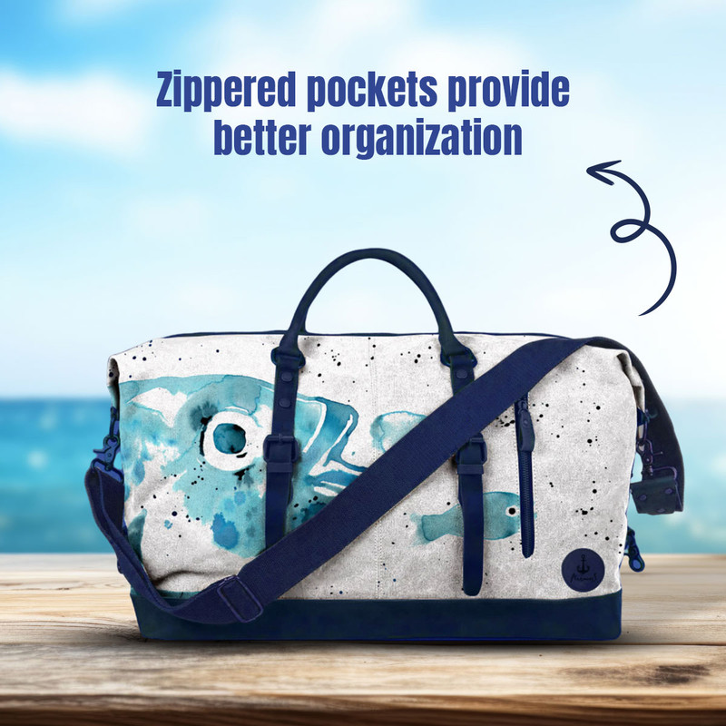 Anemoss - Travel Tote Bag - 50L - Fish