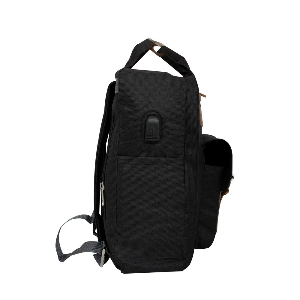 Biggdesign - Cats Laptop Backpack - Black - 14-Inch