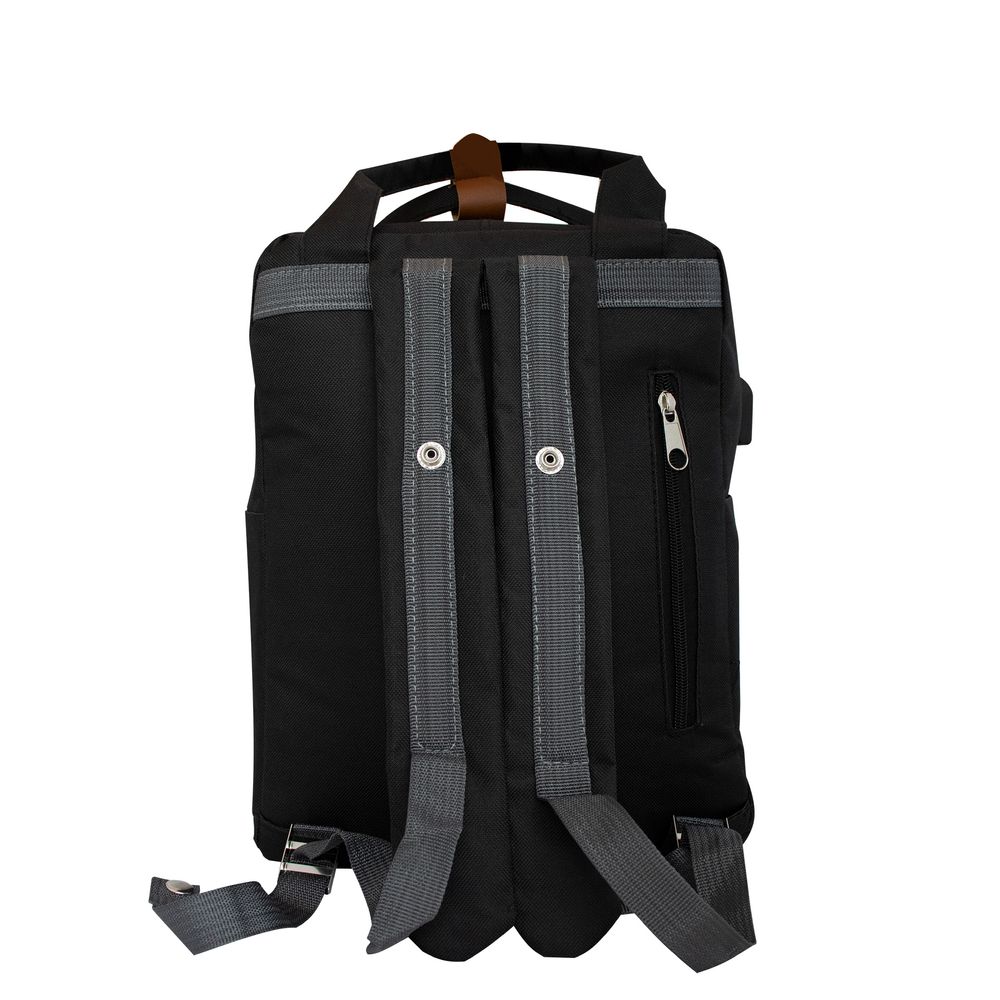 Biggdesign - Cats Laptop Backpack - Black - 14-Inch