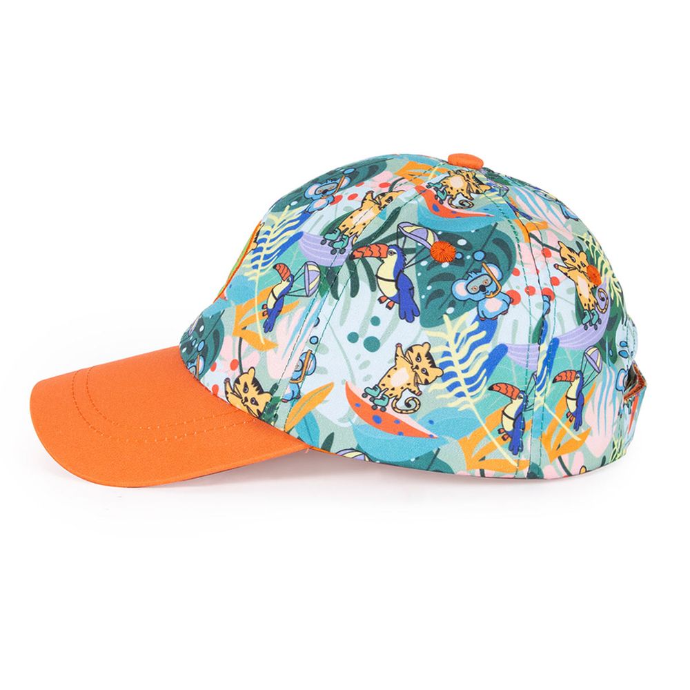 Milk&moo Kid's Hat Jungle Friends - Green