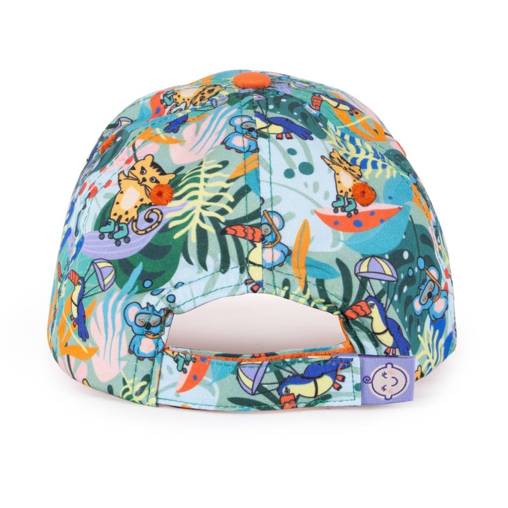 Milk&moo Kid's Hat Jungle Friends - Green