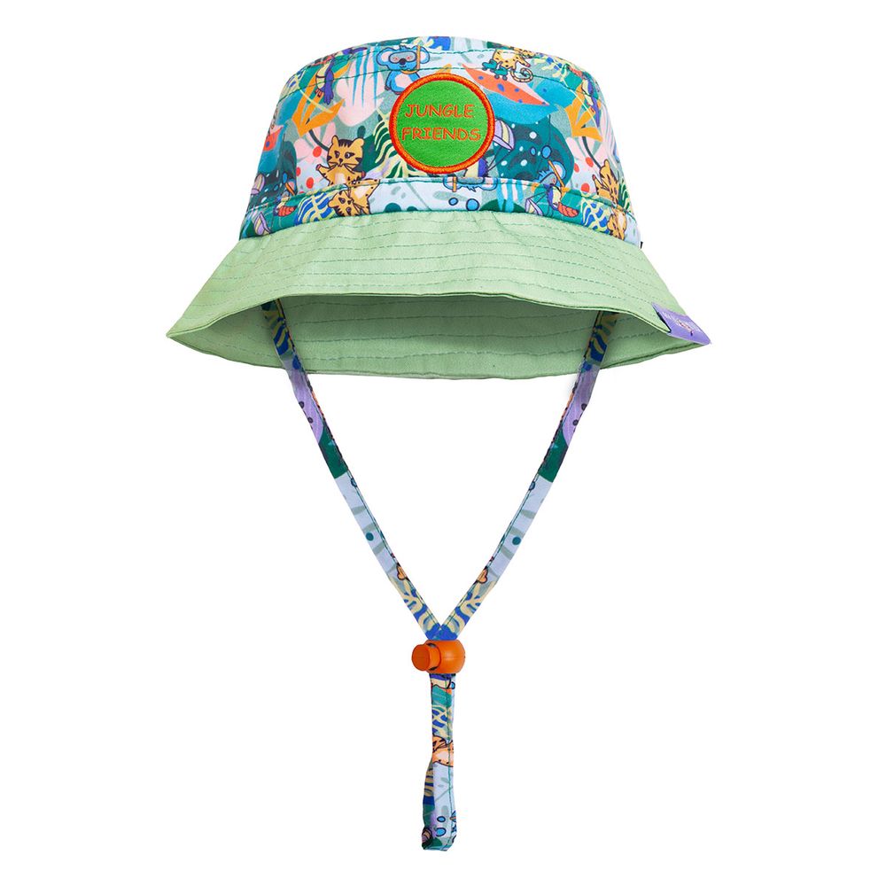 Milk&moo Kid's Hat Jungle Friends - Green