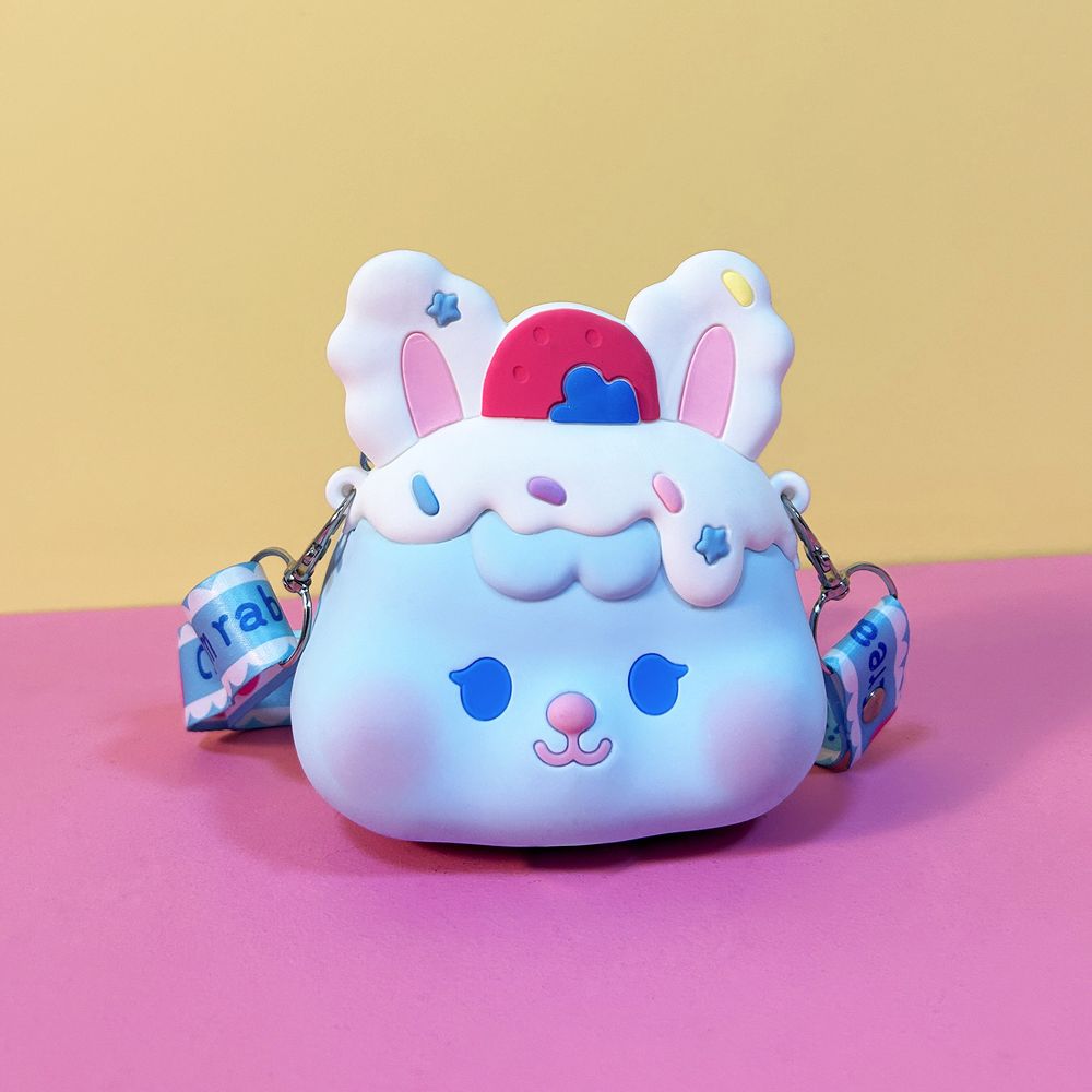 Ogi Mogi Round Shoulder Bag Bunny - Blue