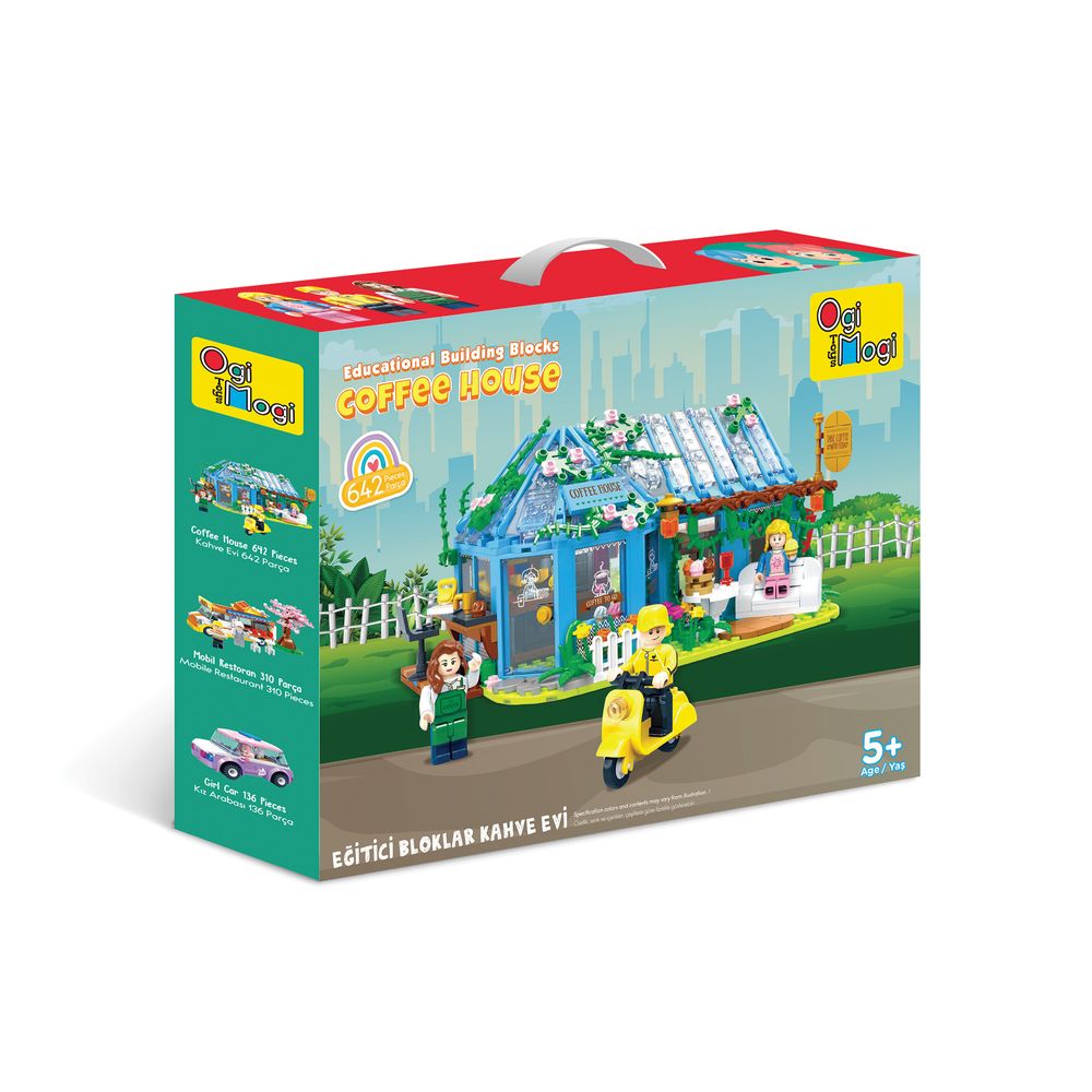 Ogi Mogi - Educational Building Blocks - Coffee House - 642 Pcs