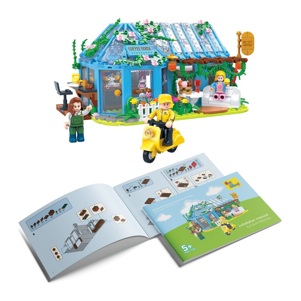 Ogi Mogi - Educational Building Blocks - Coffee House - 642 Pcs