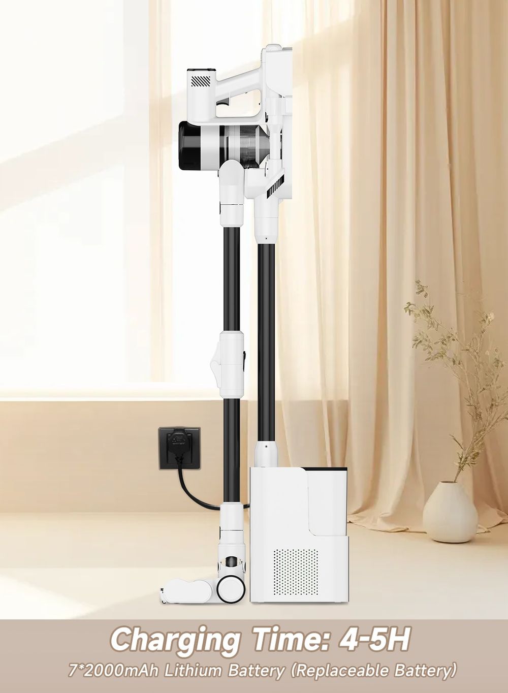 Bomidi Smart Led Display A1 Ultraclean Max Cordless Stick Vacuum - White