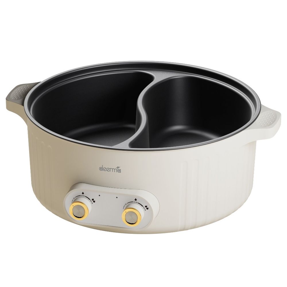 Deerma Multifunctional Electric Pot Cooker - Beige - 6 L
