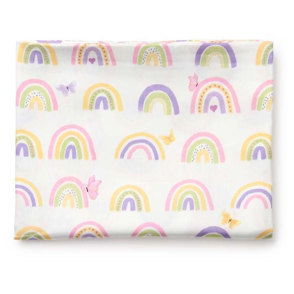 Fancy Fluff - Fitted Sheet for Snuz Pod 5 - Rainbow Dreams