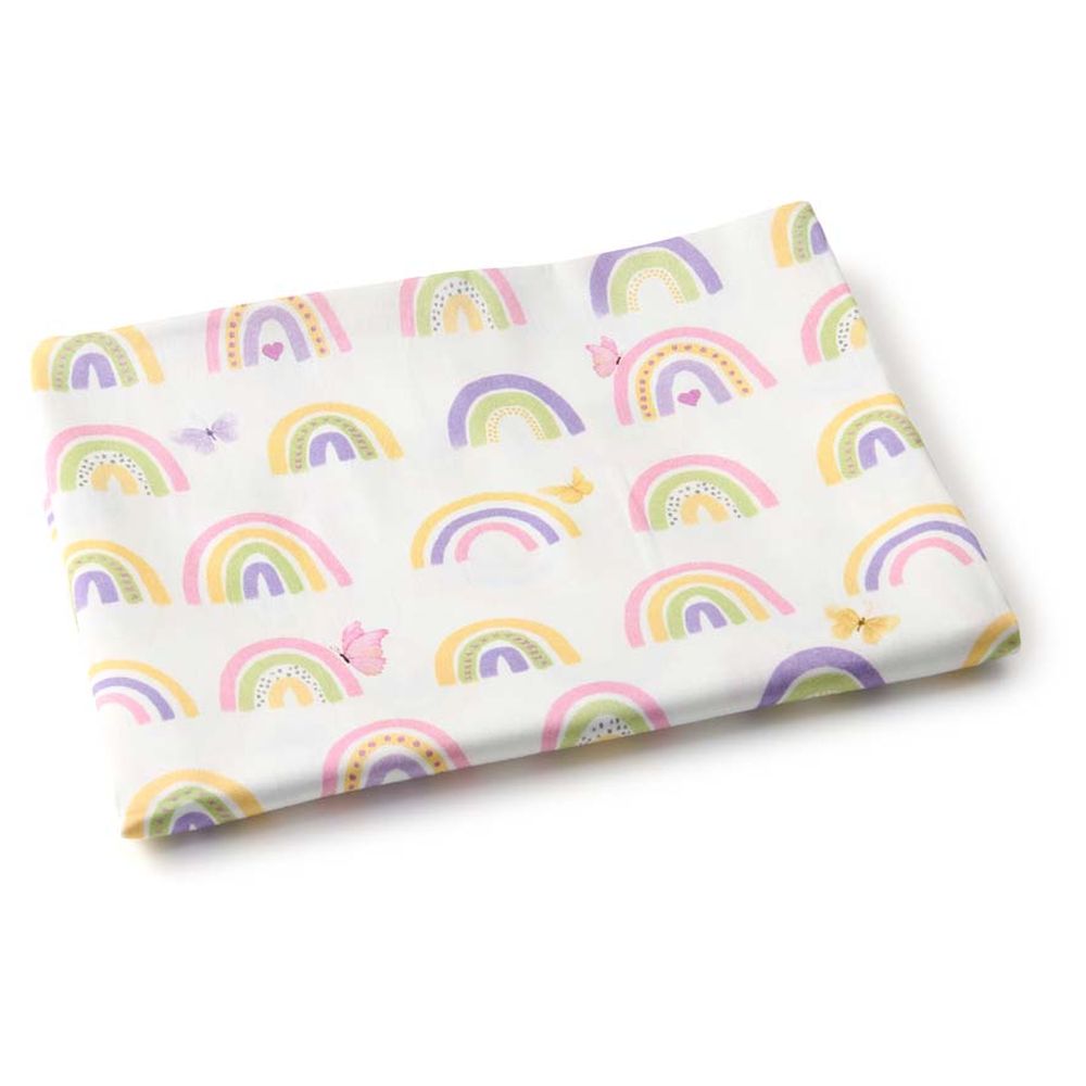 Fancy Fluff - Fitted Sheet For Stokke Sleepi Bed Mini - Rainbow Dreams