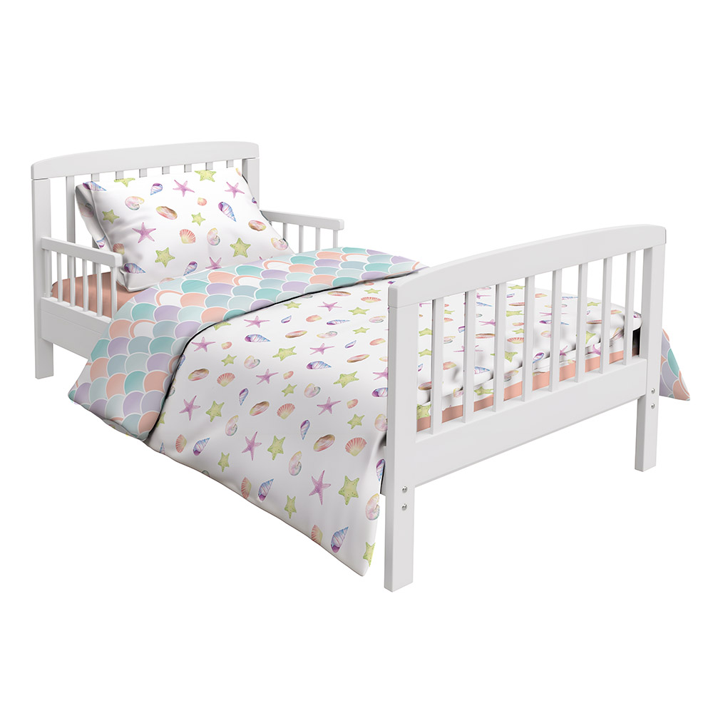Fancy Fluff - Baby's Organic Cotton Comforter Set - Sea Fantasy - 5 Pcs