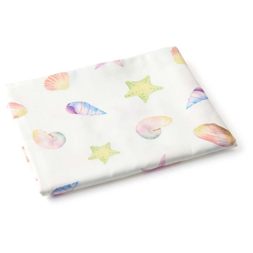 Fancy Fluff - Fitted Sheet for Chicco Next2Me Forever Crib - Sea Fantasy