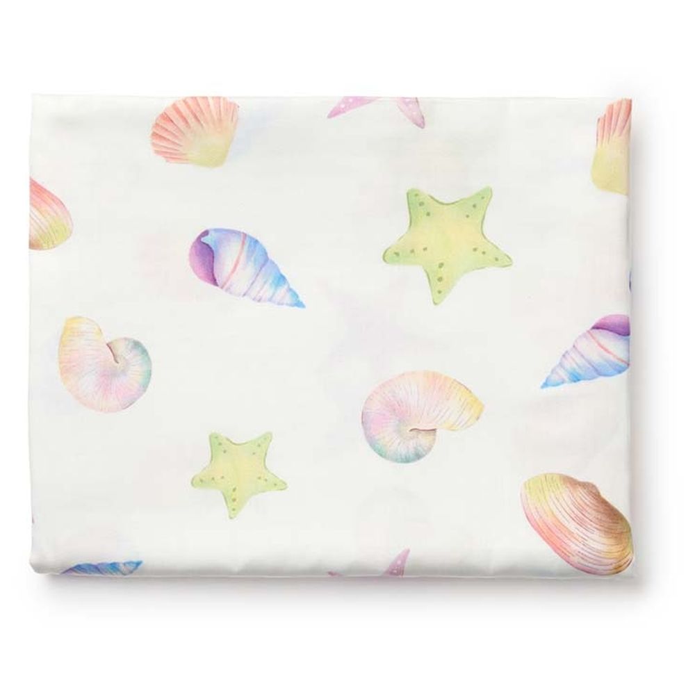 Fancy Fluff - Fitted Sheet for Chicco Next2Me Forever Crib - Sea Fantasy
