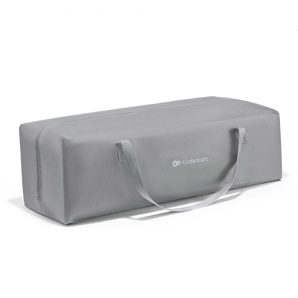 Kinderkraft - Ziki Foldable Playpen - Grey - 126.5 x 126.5 cm