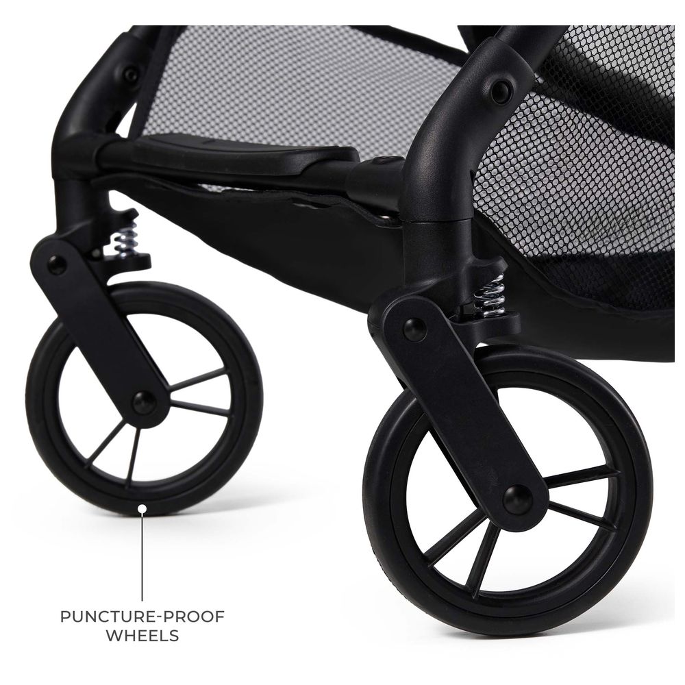 Kinderkraft - Indy 3 Compact One Hand Fold Stroller 0-15kg - Urban Grey