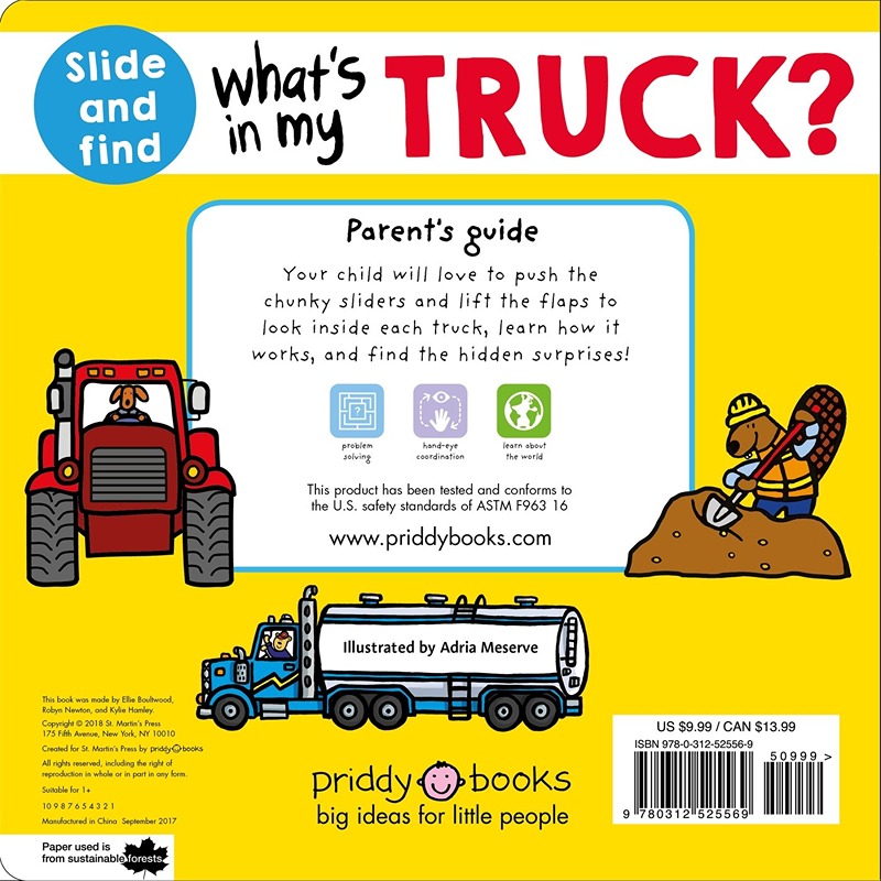 What's In My Truck?: A Slide And Find Book