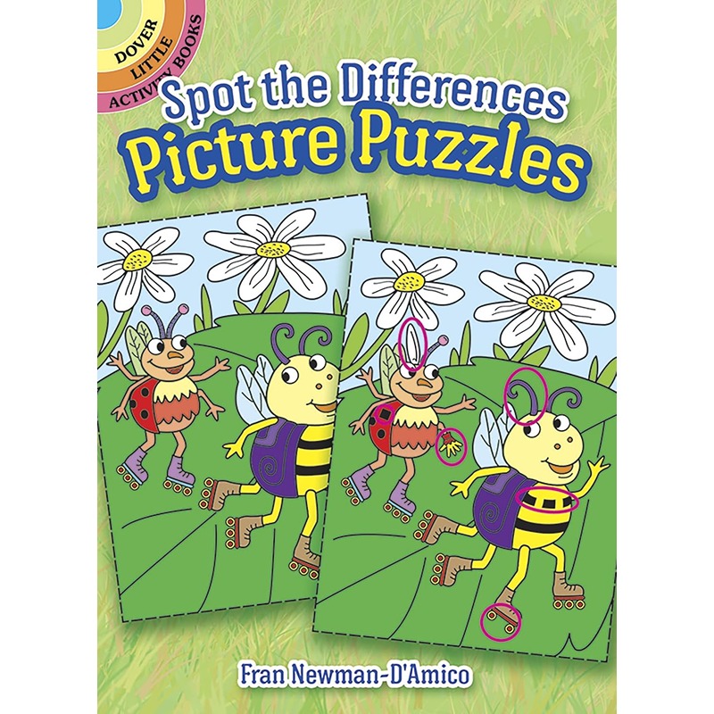 Spot The Differences Picture Puzzles Book