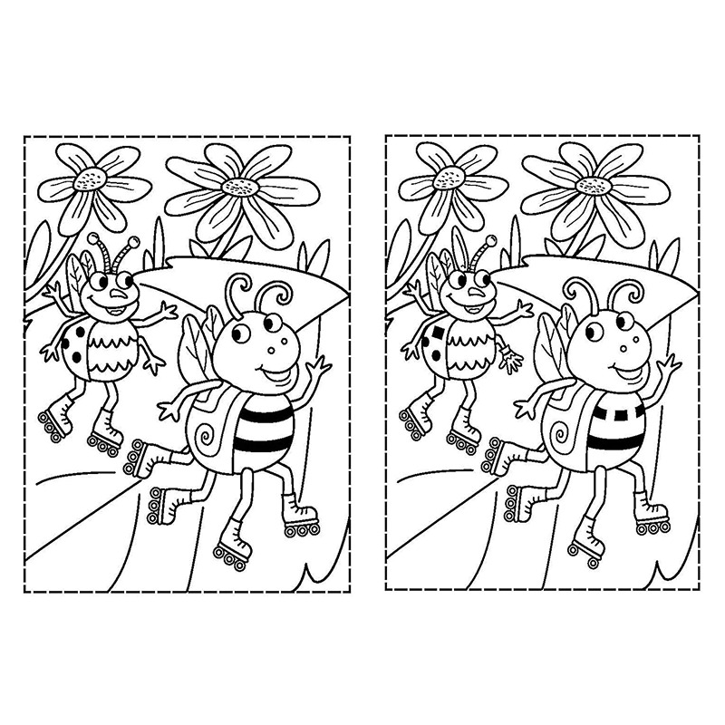 Spot The Differences Picture Puzzles Book