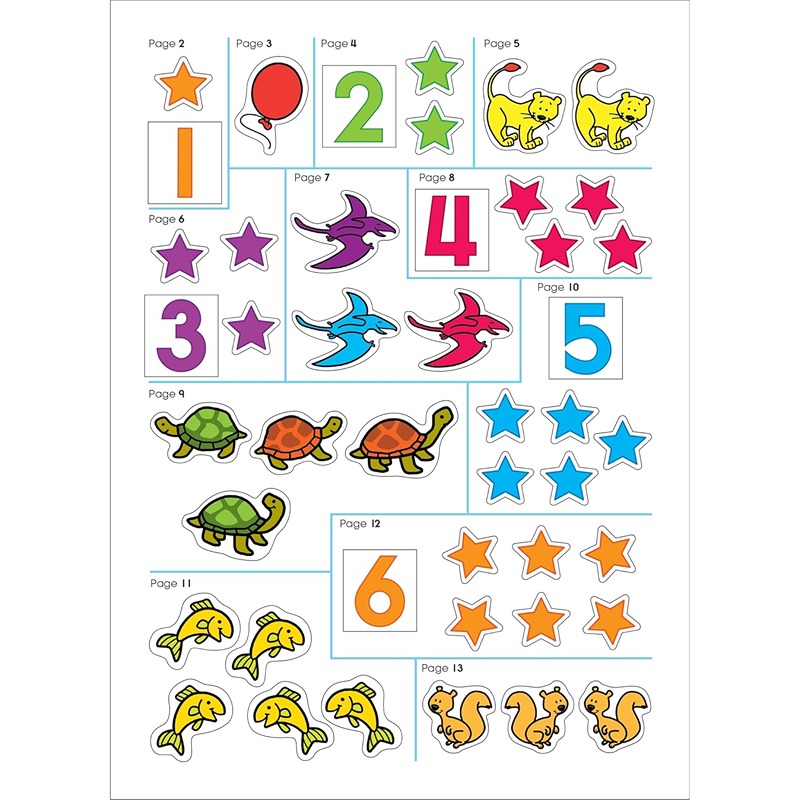 Early Math Sticker Workbook