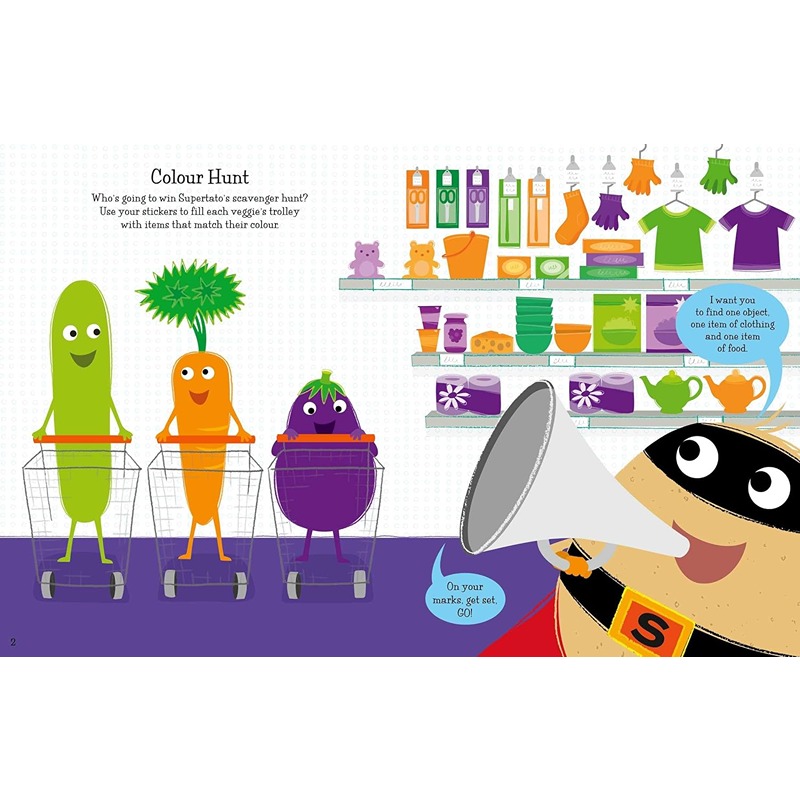 Supertato Sticker Skills Book