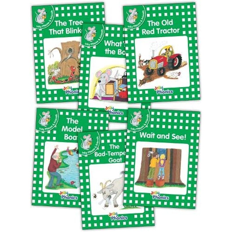 Jolly Phonics Inky Mouse & Friends: British English Edition - Pack of 6