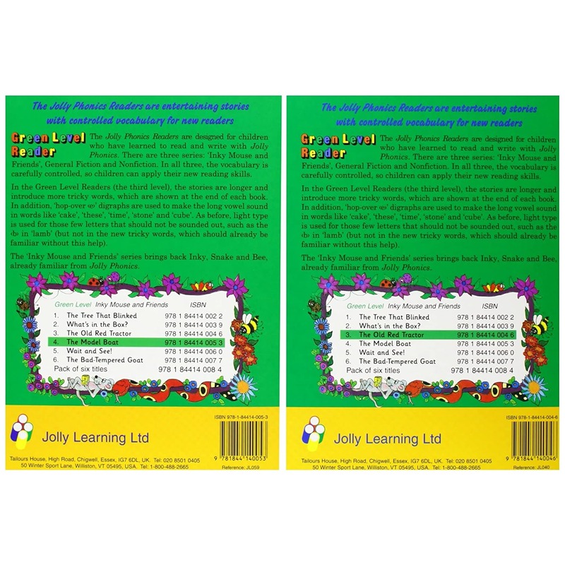 Jolly Phonics Inky Mouse & Friends: British English Edition - Pack of 6